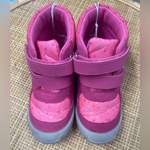 Stride Rite sneaker boots Juniper size 11 girls gently used pink